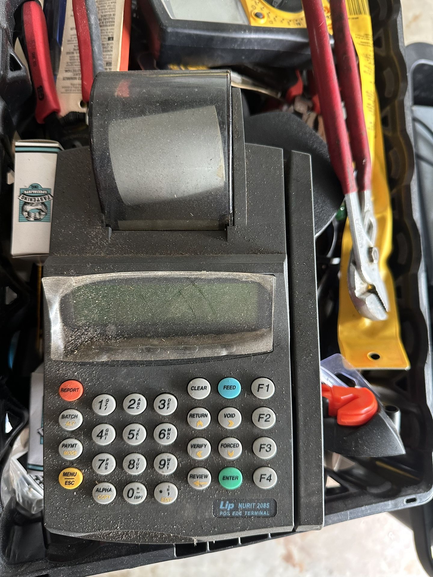 Lipman NURIT 2085 POS EDC Credit Card Terminal Machine w/ Built-in Printer