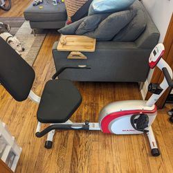 Marcy Recumbent Exercise Bike with Magnetic Resistance And Pulse Sensor