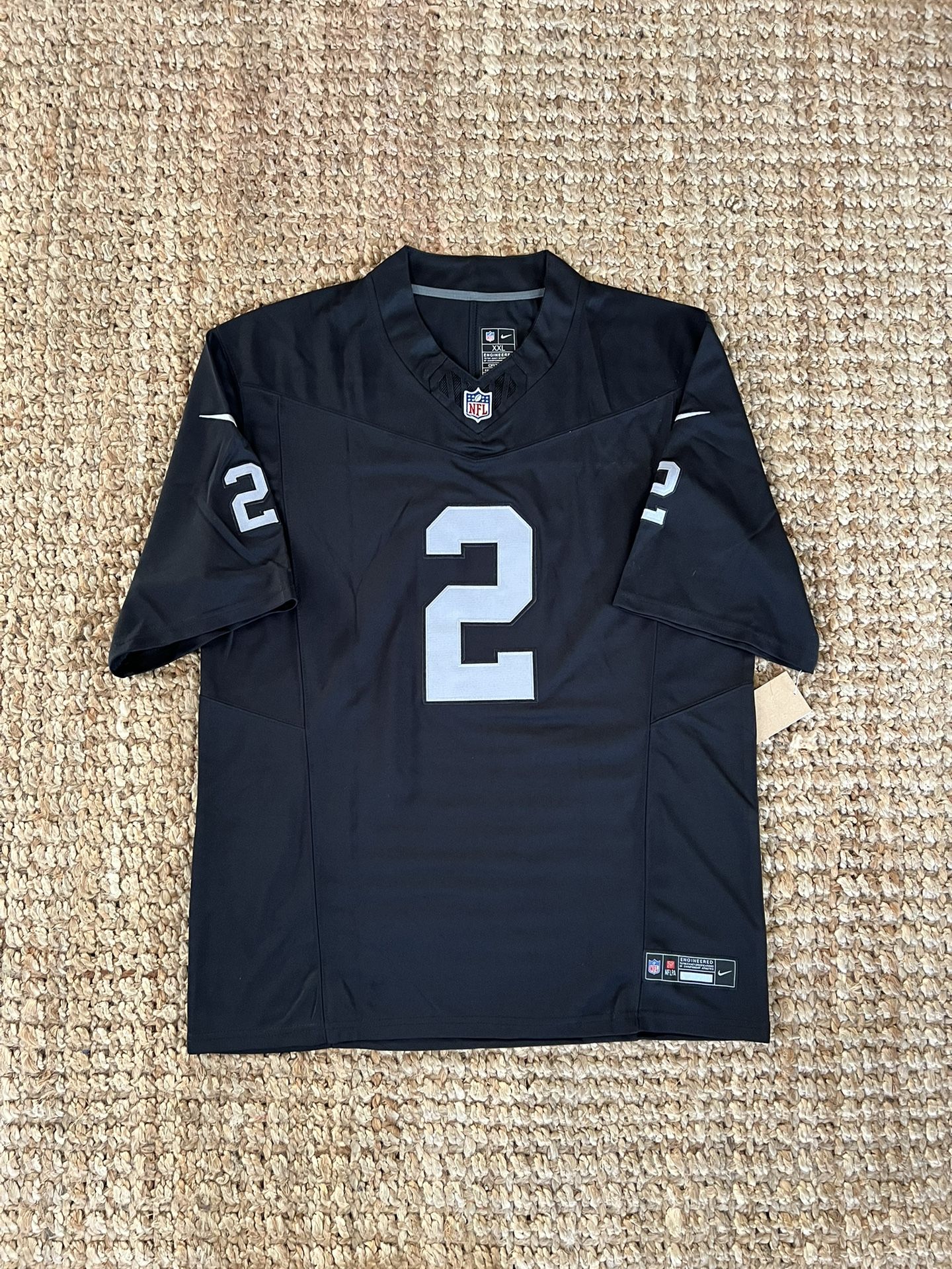 MENS ASHTON JEANTY LAS VEGAS RAIDERS JERSEY 2XL XXL