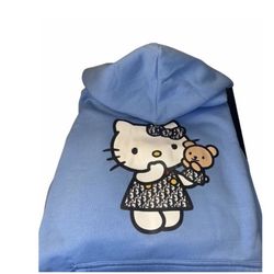 Hello Kitty Lux Light Blue Hoodie 