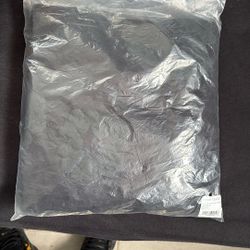 Black monochrome denim tears 