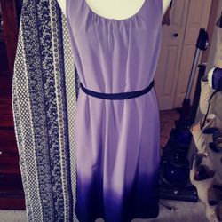 Sleeveless Ombre Dress--Sz 4 by Simply Vera Wang