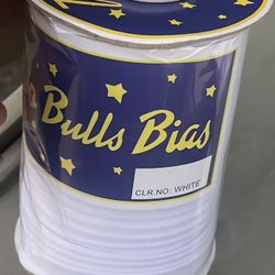 BIAS TAPE /BLACK  Yellow White