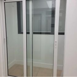 Impact sliding glass door