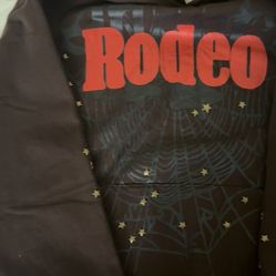 Rodeo sp5der hoodie. Travis collab 