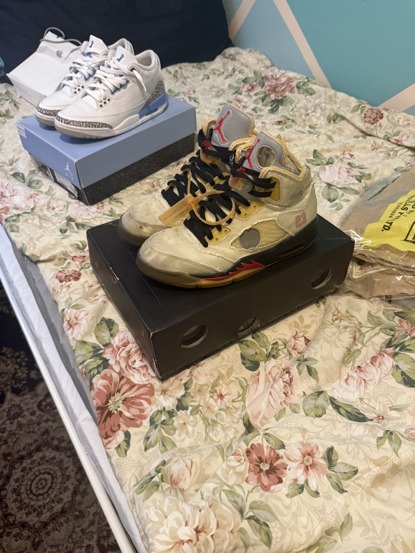 Jordan 5 off white