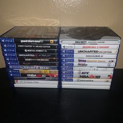 PlayStation 4 Video Game Collection PS4 For Sale