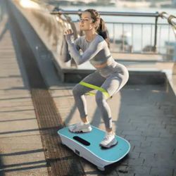 Silent Vibration Plate Exercise Machine Vibration Platform 10-Frequency Weight L