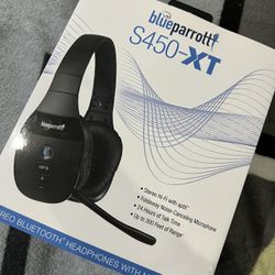 Blue Parrott Bluetooth Headphones With Microphone 