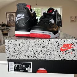 Air Jordan IV - Bred reimagined 2024 - Sz. 9.5m