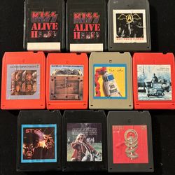 Lot Of 20 Rock And Roll 8-Track Tapes 