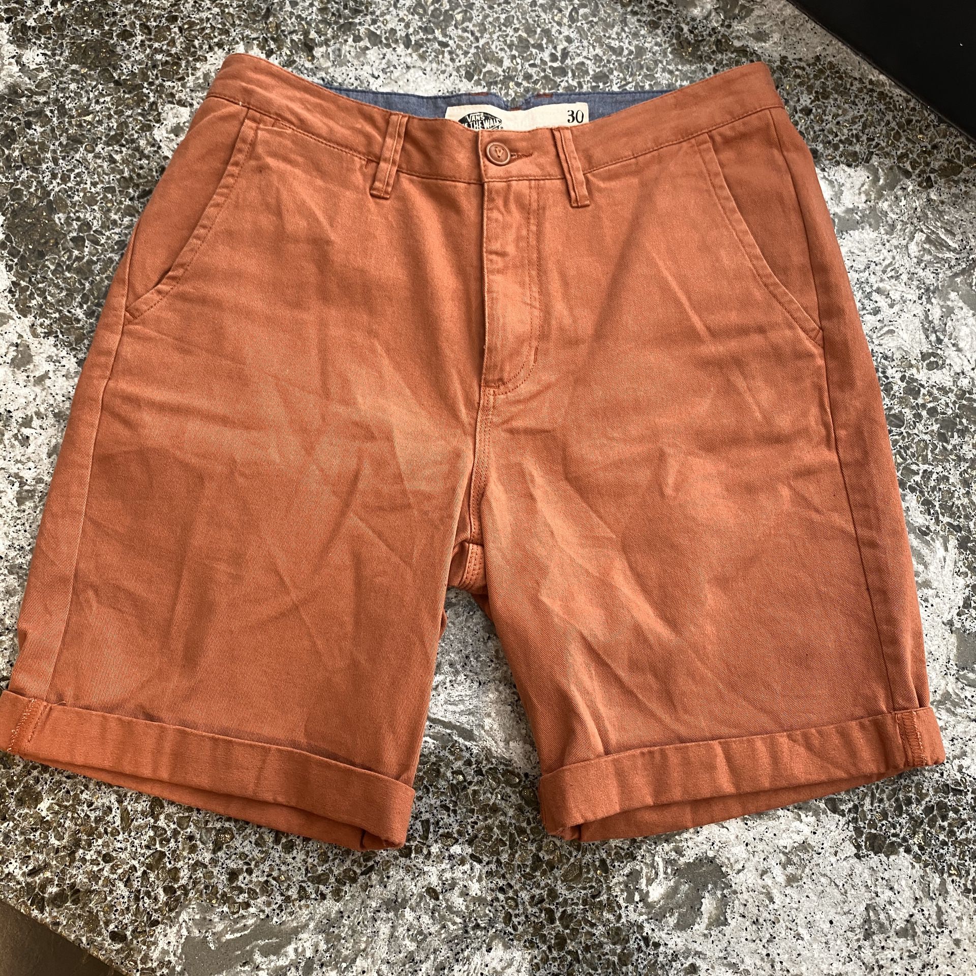 Vans, Orange Men’s Shorts, Size 30