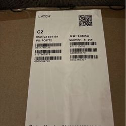 NEW Latch C2 Electronic Smart Deadbolt Door Lock C2-EB1-IW1 Lot Of 6 Digit Pad