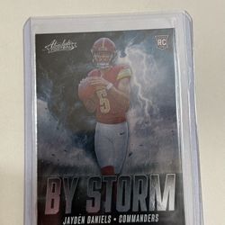 2024 Panini JAYDEN DANIELS Rookie Absolute By Storm RC Commanders