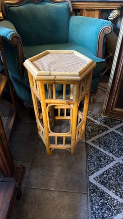 Mid Century Bamboo plant stand