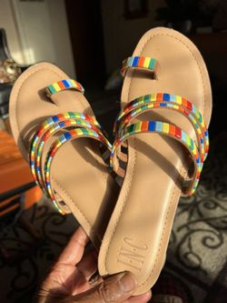 INC International concepts Rainbow Sandals
