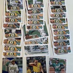 OAKLAND ATHLETICS Baseball Cards Set Of 29