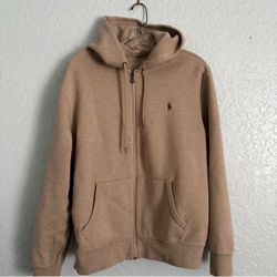 Ralph Lauren tan zip up