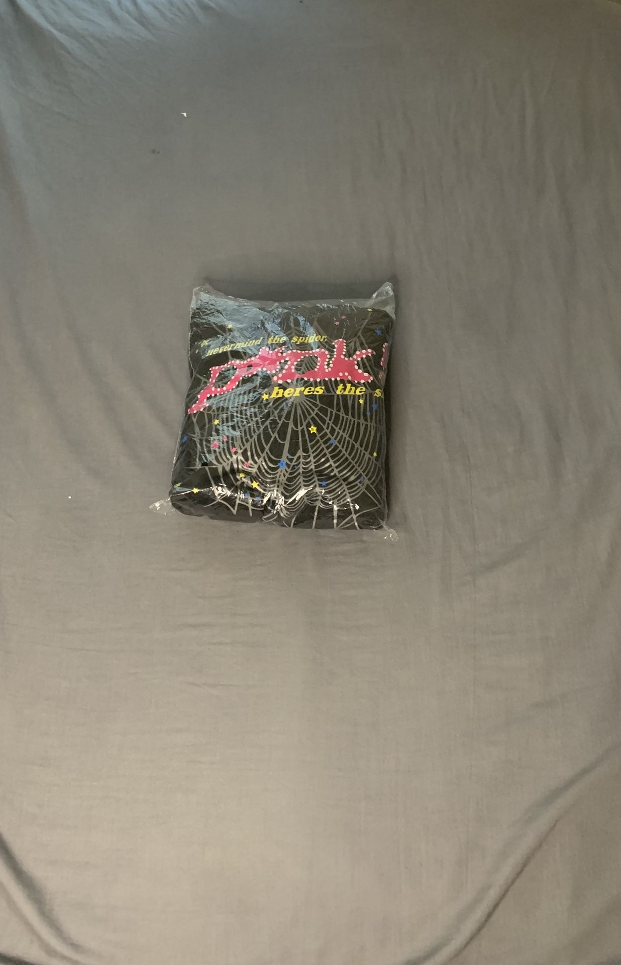 Sp5der P*NK Hoodie Black