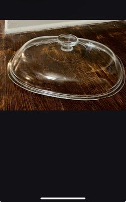 PYREX Clear Glass Oval Lid # F-14-C