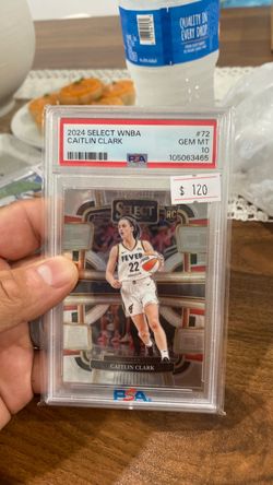 Caitlin Clark 2024 Select WNBA Rookie Card PSA 10