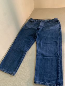 Blue baggy jeans