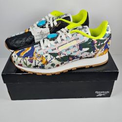 Reebok Classic Leather Sneakers (Adults)  “Jurassic Park – Ian Malcolm”