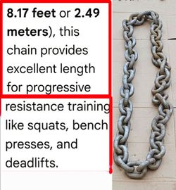 Heavy Strength Training Chain