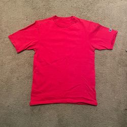 Red Champion cotton t-shirt #champion #tee
