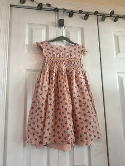 Vintage Inspired Mini Boden Smocked dress, size 5-6