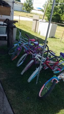 6 Girls Bicycles For Sale $50 Dollars Each