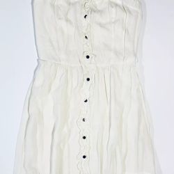 charlotte russe Strapless Dress Cream/White Women’s M, ABSOLUTELY BEAUTIFUL!
