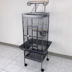 $125 (Brand New) Large 61” parrot bird cages with rolling stand for cockatiels parrot parakeet lovebird finch 