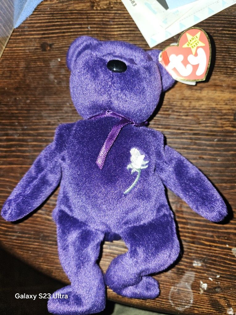 Rare 1997 1st edition Ty Beanie Baby Princess Diana