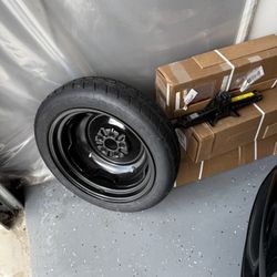 Spare tire with Jack