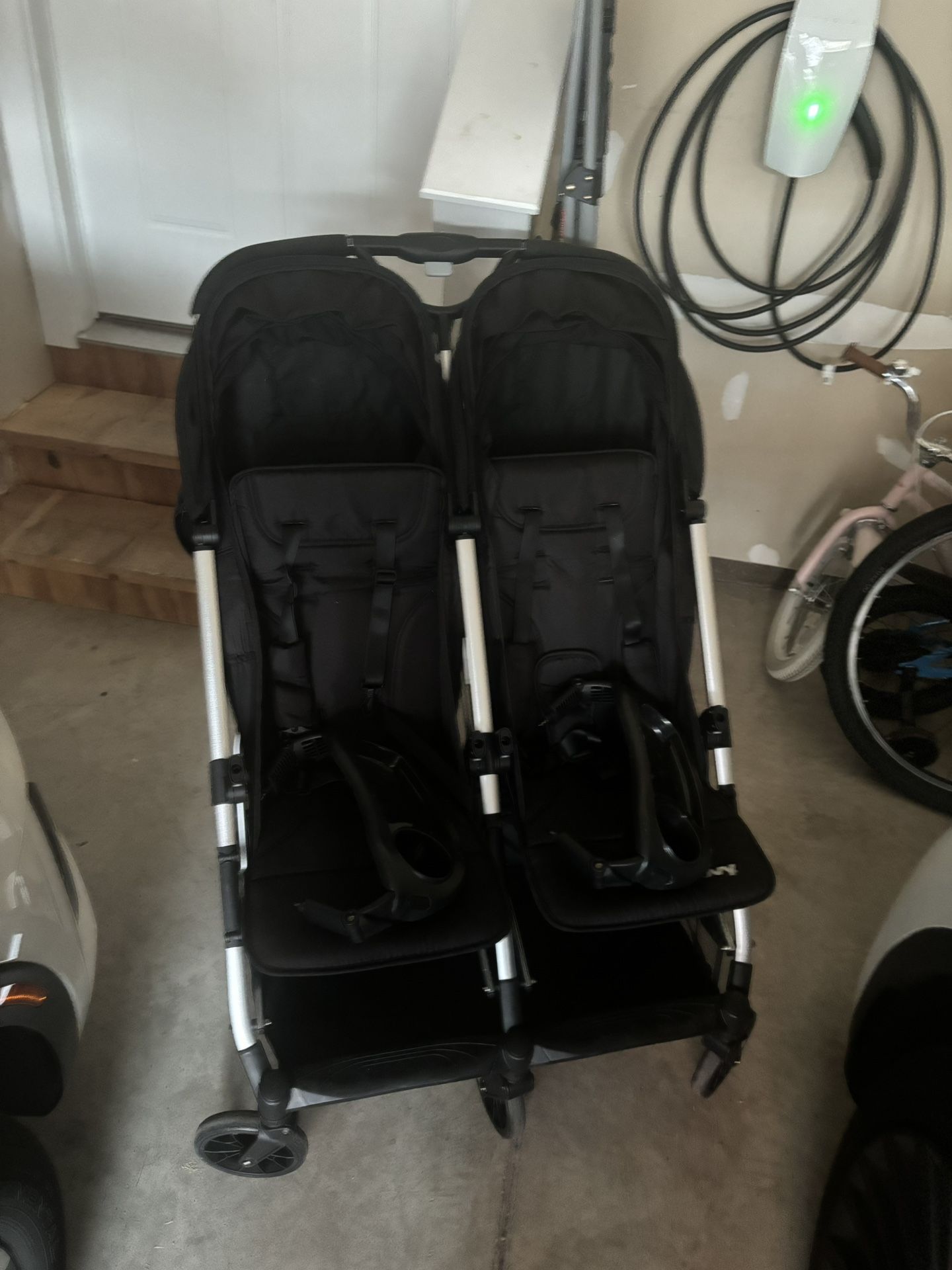 Joovy Kooper X2 Side-by-Side Double Stroller (Super Clean)