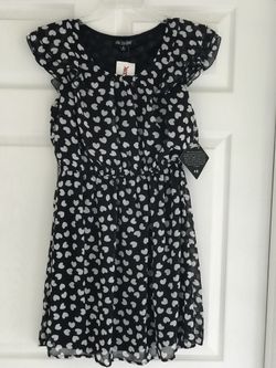 Black White Hearts ♥️ JRs Dress