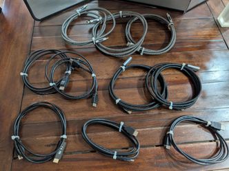 HDMI and Display Port Cables