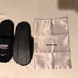 Balenciaga Furry Slides