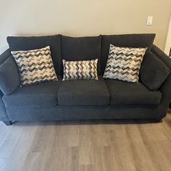 Sofa - Charcoal - LIKE NEW!