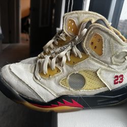 off white Jordan 5 retro sail