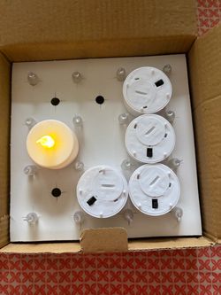 Flameless LED Tea Light Candles Set