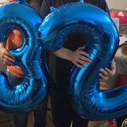 Free Number Balloons 