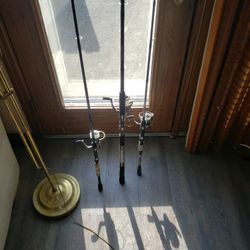 3 Fishing Poles Only 30 Bucks For All Three