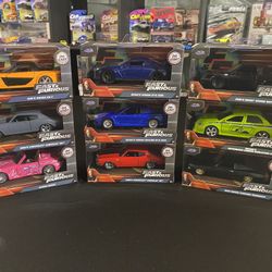 Fast And furious cars 1:32 Scale 