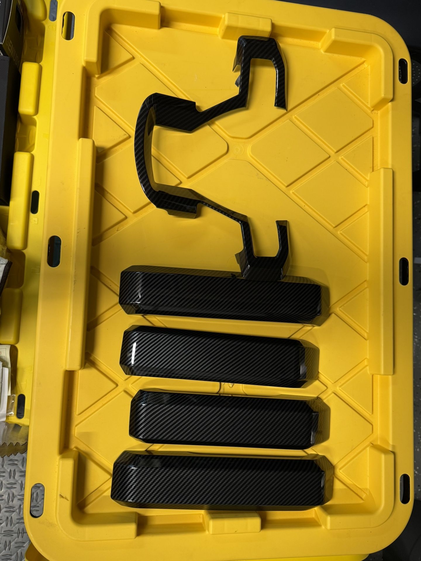Door Handle Covers Carbon Fiber F150-2018-20