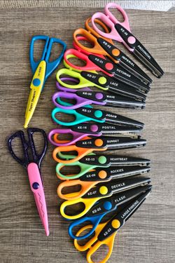 Crafting Scissors with storage tote
