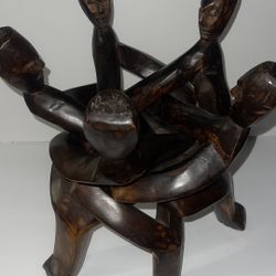 Unity African Folk art Wood Carving 