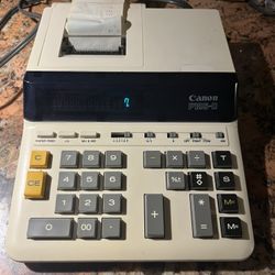 Vintage Canon P125D Calculator And Printer