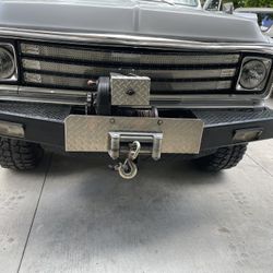 Front Bumper And Winch 